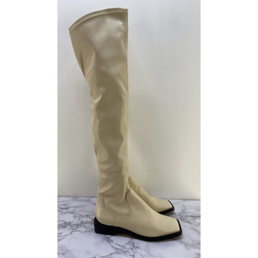 Schutz Eggshell Guily Up Over the Knee Boots 6.5 - Picture 6 of 10